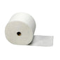 A single roll of white toilet paper is presented with a short length unrolled, the smooth texture reminiscent of the TASKI hygiene cloth (electrostatic), 20 x 60 cm from Diversey Deutschland GmbH & Co. OHG, available in boxes of 2 packs.