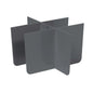 The TASKI large drawer insert from Diversey Deutschland GmbH & Co. OHG is a gray, six-part drawer insert with rounded corners, ideal for office organization and perfect for organizing drawers 7517245. Package: 1 piece.