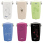 Six soap dispensers with unique plastic covers for customization by Diversey Deutschland GmbH & Co. OHG are arranged in two rows, with different patterns and colors for true customization (1 piece per plastic cover).