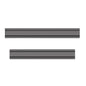 Two horizontal Jonmaster Velcro strips 25 cm (set of 2 replacement Velcro strips for 7520279) from Diversey Deutschland GmbH & Co. OHG are depicted on a white background, with the upper strip being longer than the lower one.