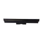 The TASKI Steamer carpet attachment, 300mm from Diversey Deutschland GmbH & Co. OHG, is a black rectangular carpet attachment with a beveled edge for the floor nozzle (300mm) of the TASKI Steamer - ideal for carpet cleaning. Package: 1 piece.