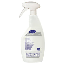 A 750 ml white Suma Calc empty bottle from Diversey Deutschland GmbH & Co. OHG, labeled for descaler with "RTU" and multilingual text on the front; delivered empty as a spray bottle.