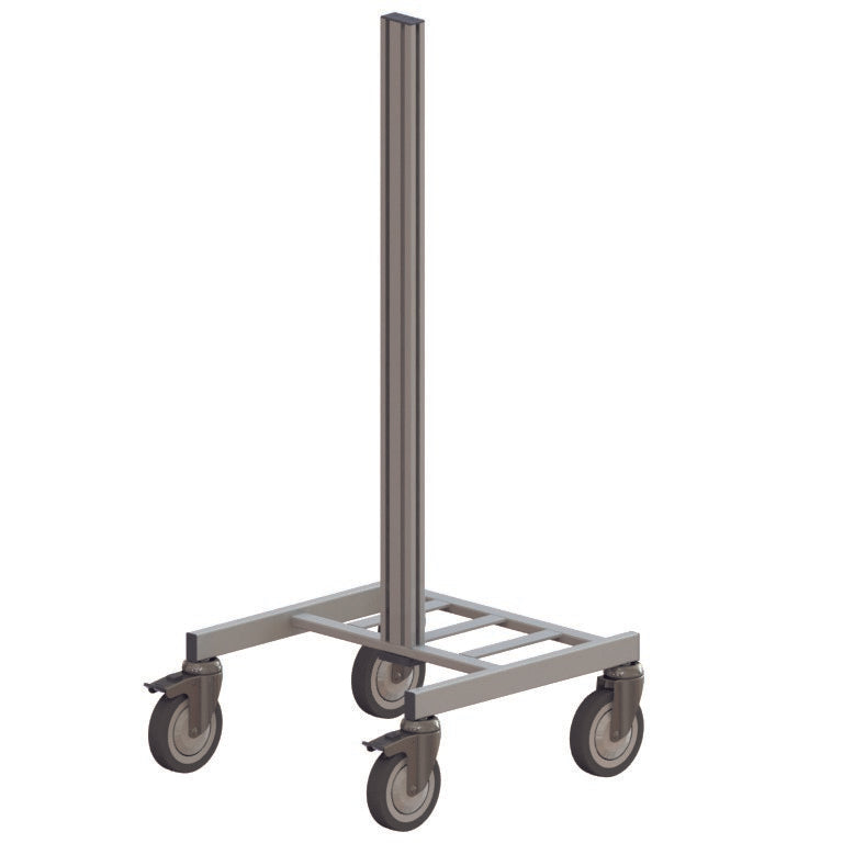 Taski lean trolley base frame, extra compact base frame for space-savi ...