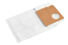 A TASKI AERO UP fleece vacuum cleaner bag from Diversey Deutschland GmbH & Co. OHG with a brown cardboard collar, round opening, and arrow on a white background. The package contains 1 piece.