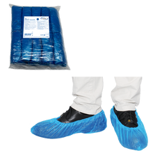 MaiMed-Cover CPE shoe covers Disposable shoe covers made of CPE, blue, 100 pieces/pack. | Pack (100 pieces)