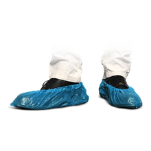 MaiMed-Cover PE shoe covers Disposable shoe covers made of PE, blue, 100 pieces/pack. | Pack (100 pieces)