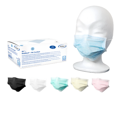 MaiMed-FM Comfort surgical mask, non-sterile, 3-ply, 50 pieces/box