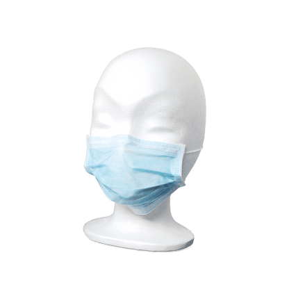 MaiMed-FM C plus., mask, unst. with rubber surgical mask, non-sterile, 3-ply, blue, 50 pcs./box | Box (50 pieces)