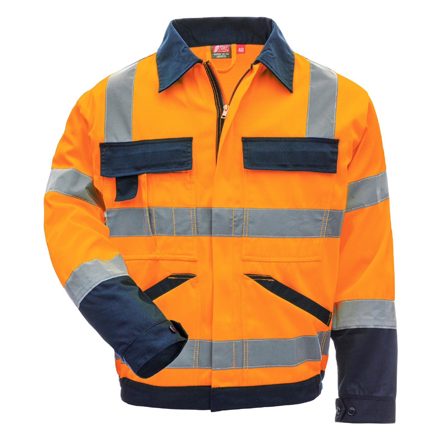 NITRAS MOTION TEX VIZ, high-visibility work jacket
