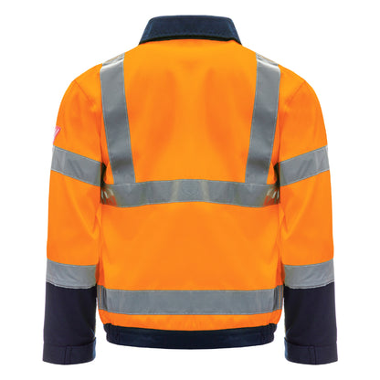 NITRAS MOTION TEX VIZ, high-visibility work jacket