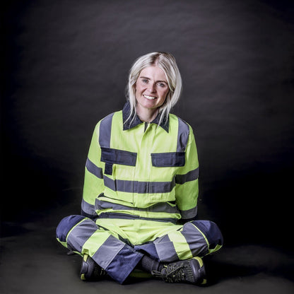 NITRAS MOTION TEX VIZ, high-visibility work jacket
