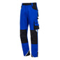 NITRAS MOTION TEX PLUS, work trousers, long, royal blue / black