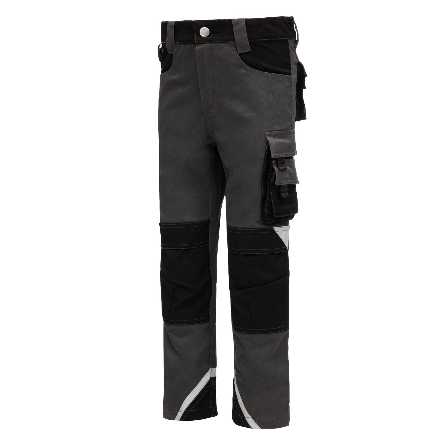 NITRAS MOTION TEX KIDS, work trousers, long, gray / black