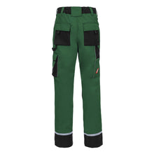 NITRAS MOTION TEX PLUS, work trousers, long, green / black