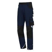 NITRAS MOTION TEX PLUS, work trousers, long, navy blue / black