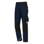 NITRAS MOTION TEX PLUS, work trousers, long, navy blue / black