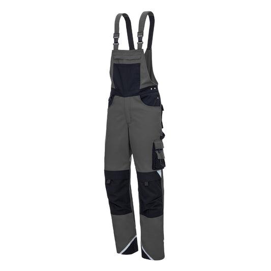 NITRAS MOTION TEX PLUS, dungarees, gray / black