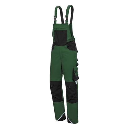 NITRAS MOTION TEX PLUS, dungarees, green / black