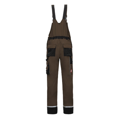 NITRAS MOTION TEX PLUS, dungarees, brown / black