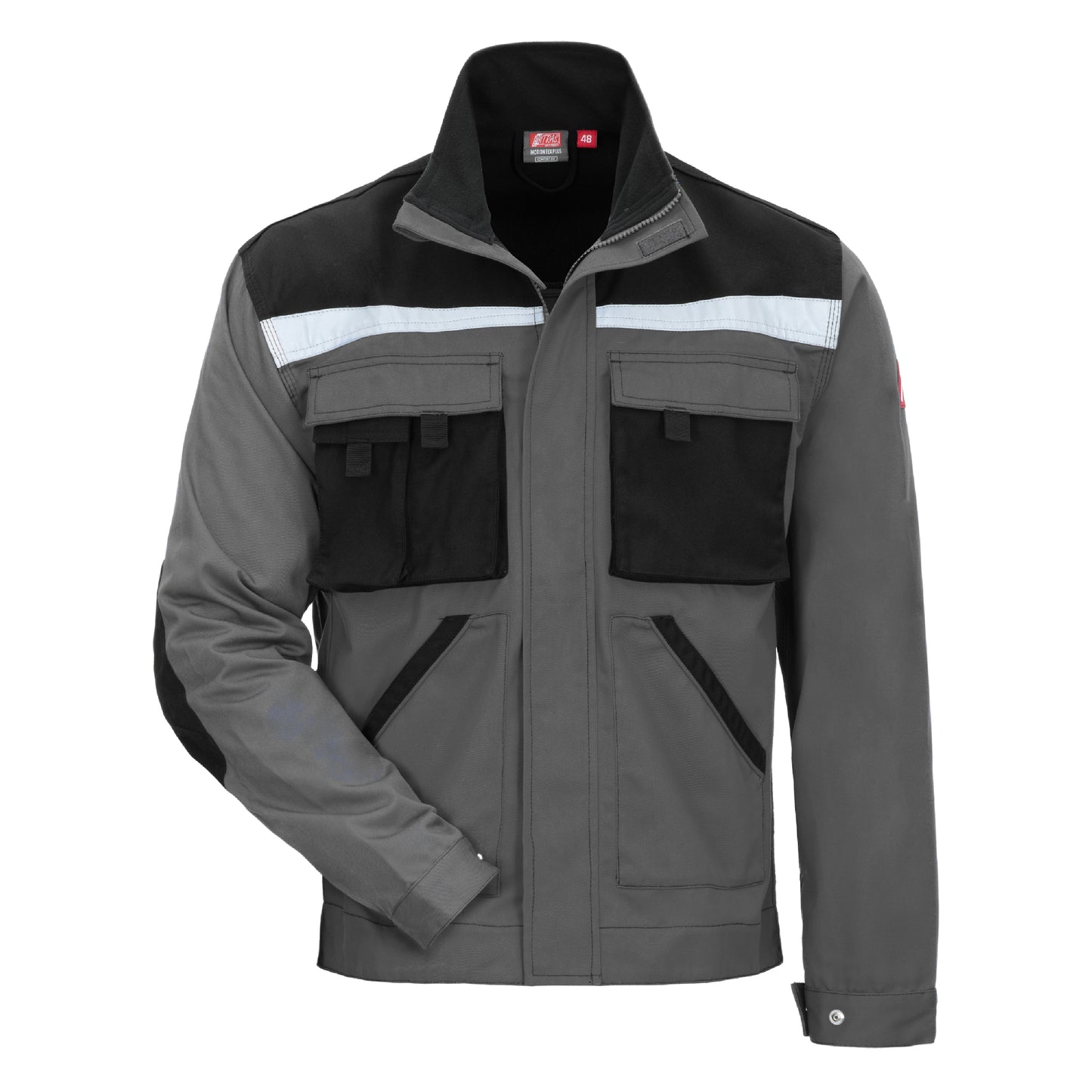 NITRAS MOTION TEX PLUS, work jacket, gray / black