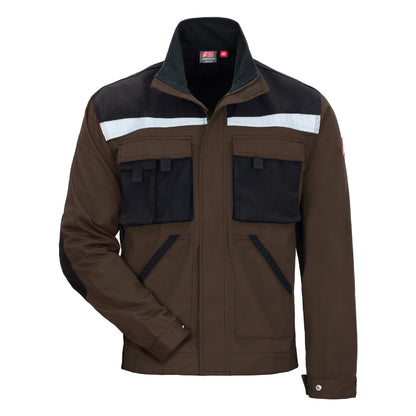 NITRAS MOTION TEX PLUS, work jacket, brown / black