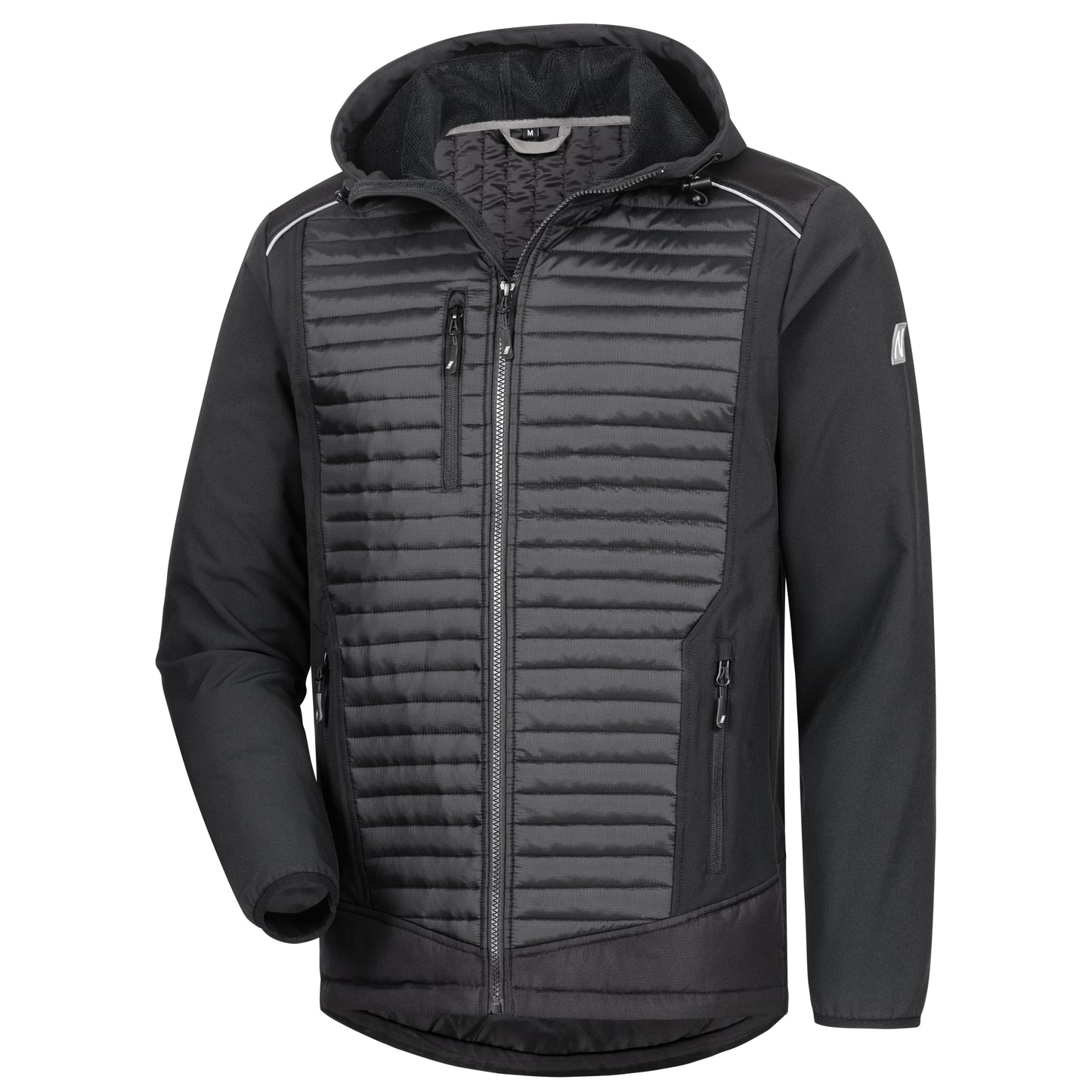 NITRAS MOTION TEX PLUS, quilted softshell jacket, black