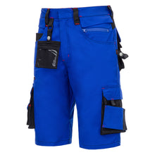 NITRAS MOTION TEX PRO FX, work trousers, short, royal blue / black