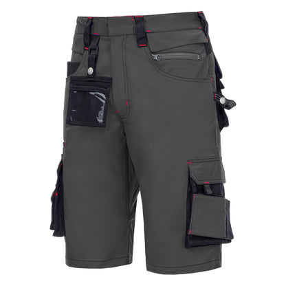 NITRAS MOTION TEX PRO FX, work trousers, short, gray / black