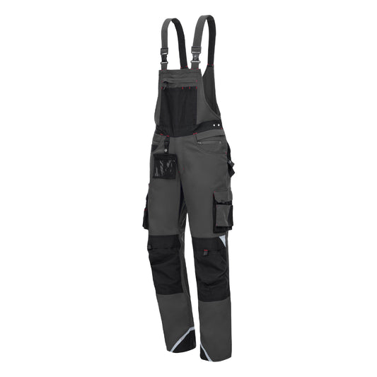 NITRAS MOTION TEX PRO FX, dungarees, gray / black