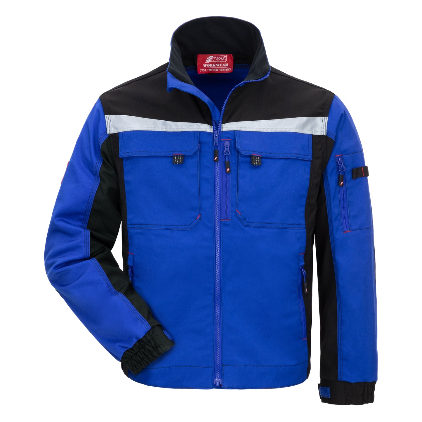 NITRAS MOTION TEX PRO FX, work jacket, royal blue / black