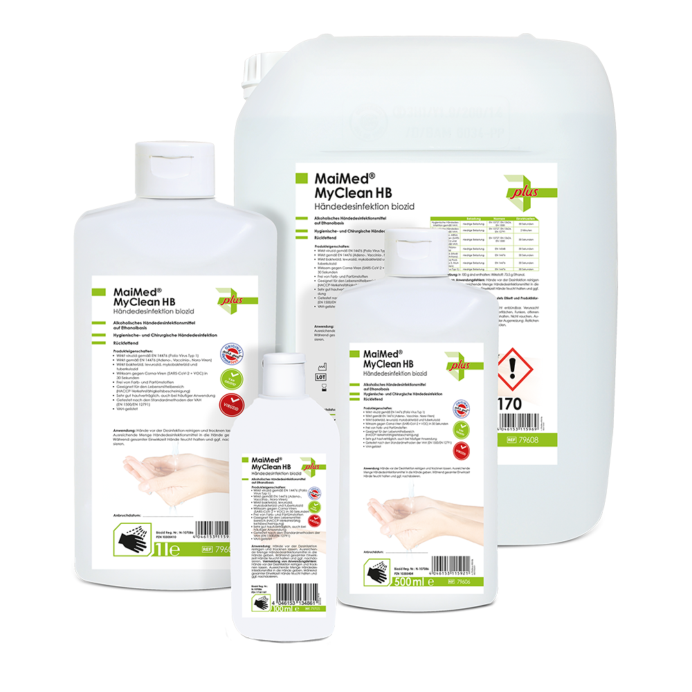 MaiMed MyClean HB hand disinfection biocidal