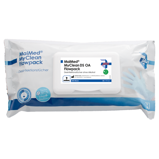 MaiMed MyClean DS OA Flowpack, 80 sheets 20x20 cm, soaked wipes | Pack (80 pieces)