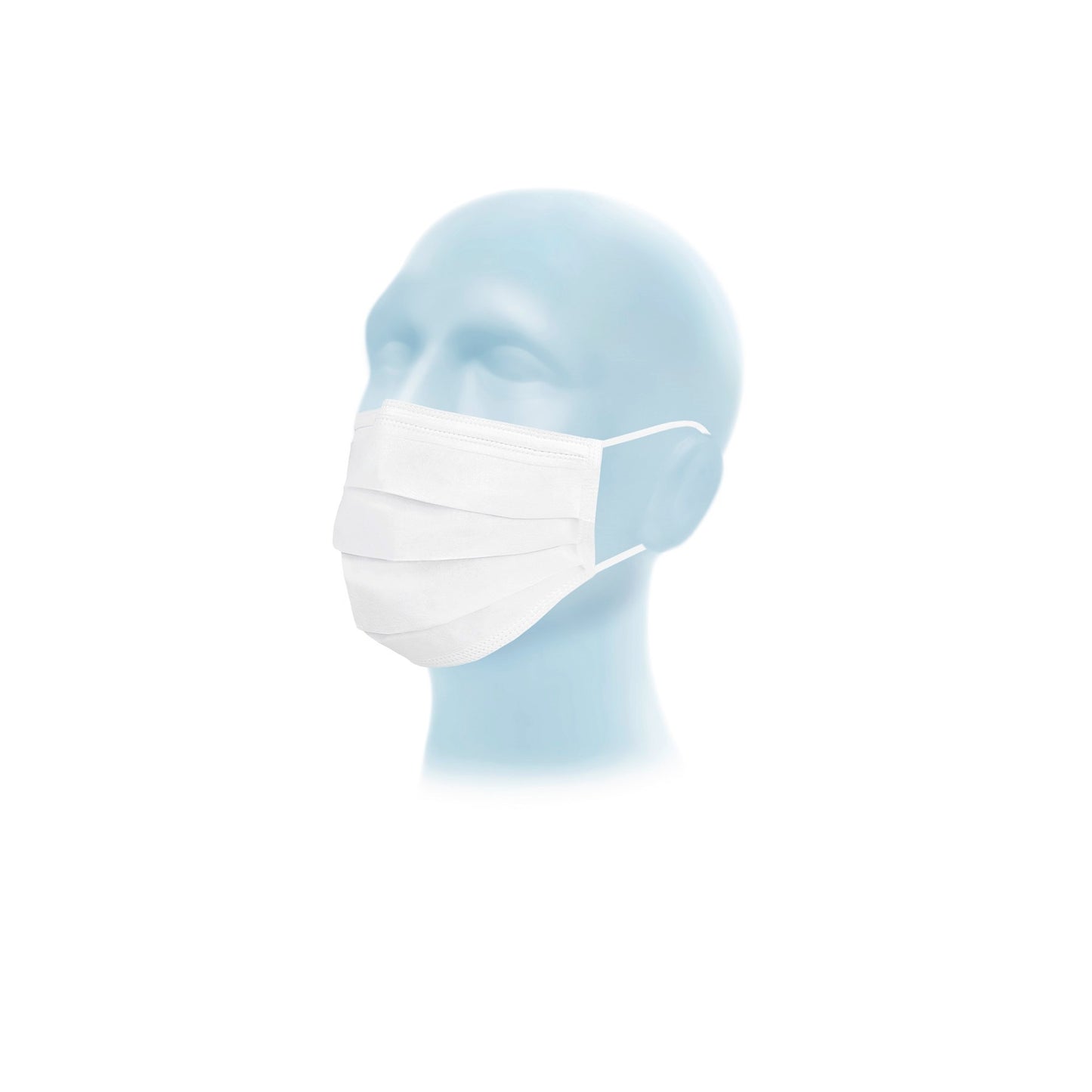 Suavel® Protec Plus IIR MPSOP-Maske mit elastischen Ohrschlaufen, grün | Packung (50 Stück)