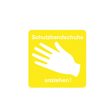 Single pictogram, 33 x 33 mm: Gloves