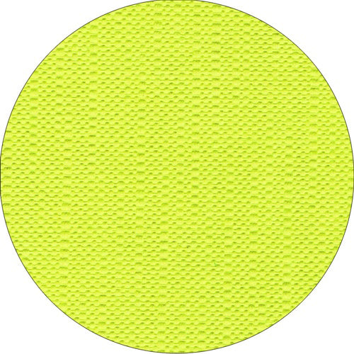 A close-up of the PAPSTAR tablecloth, Tissue "ROYAL Collection" from PAPSTAR GmbH shows its round, yellow surface with small, raised knobs that highlight its high-quality tissue.