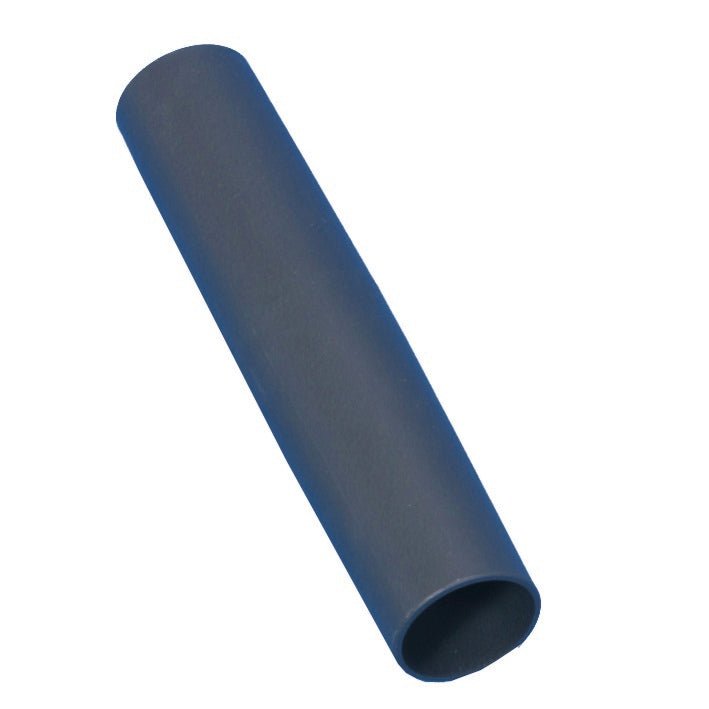 A black, cylindrical cone coupling (cone piece) for adapting the suction nozzle to the suction rod on TASKI bora by Diversey Deutschland GmbH & Co. OHG is depicted open on both sides, slightly angled against a white background. The package contains 1 piece.