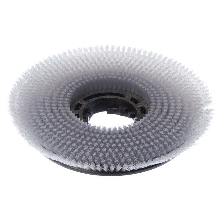 The scrubbing brush Nylon (43 cm) from Diversey Deutschland GmbH & Co. OHG is a circular standard scrubbing brush for swingo 3500 machines, ideal for cleaning hard floors. Delivered as a single piece per package.