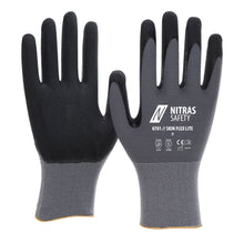 NITRAS SKIN FLEX LITE, assembly gloves, gray / black