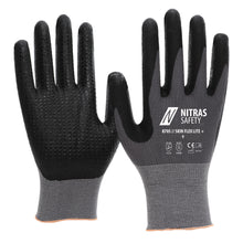 NITRAS SKIN FLEX LITE+, assembly gloves, gray / black
