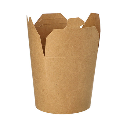 A PAPSTAR 25 snack boxes, cardboard rectangular brown from PAPSTAR GmbH is seen as an empty, open eco-friendly snack box against a white background.