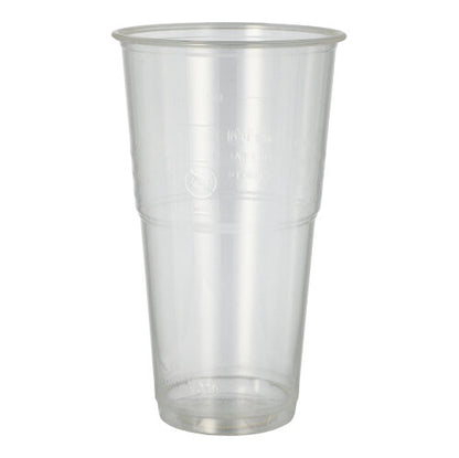 The PAPSTAR cold drink cup PLA "pure", crystal clear with foam rim (12 pieces) from PAPSTAR GmbH is perfect as a biodegradable cold drink cup for environmentally friendly refreshments.