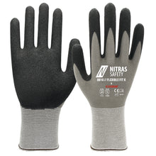 NITRAS FLEXIBLE FIT K, assembly gloves, gray / black