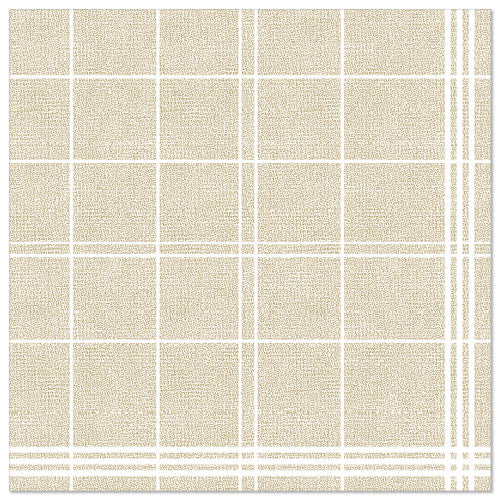 The PAPSTAR 50 napkins "ROYAL Collection" 1/4-fold 40 x 40 cm sand by PAPSTAR GmbH are high-quality beige napkins with a textured surface and subtle checkered pattern, ideal for those seeking high-quality napkins.