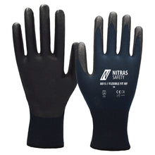 NITRAS FLEXIBLE FIT MF, assembly gloves, dark blue / black