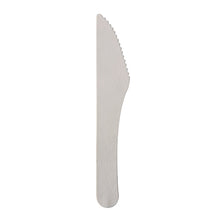 A PAPSTAR Messer aus Papier "pure", 15,8 cm, weiß, umweltfreundlich - Einwegmesser von PAPSTAR GmbH im Beutel (20 Stück), ideal für nachhaltige Besteck-Entscheidungen.