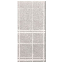 Die 50 PAPSTAR Servietten „ROYAL Collection“ 1/6-Falz 48x33 cm „Kitchen Craft“ verfügen über ein stilvolles rechteckiges graues Design mit weißem Gittermuster und eingefassten Kanten – perfekt, um Ihre Tischdekoration aufzuwerten.