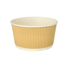 Pictured is a round, beige-white PAPSTAR soup cup (720 ml) with Ripple Wall design from PAPSTAR GmbH against a plain white background.