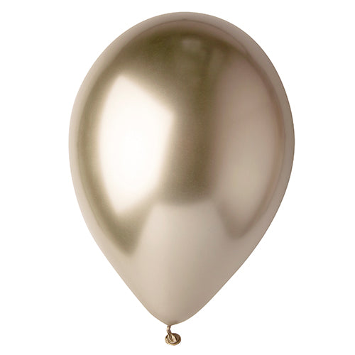 A single inflated PAPSTAR 4 large balloons by PAPSTAR GmbH with a knotted knot in front of a white background provides stylish decoration and enhances any festive atmosphere.