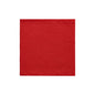 The burgundy, square paper napkin from the DAILY collection of PAPSTAR GmbH (24x24 cm, 1/4 fold, pack of 20) stands centered on white and lends simple elegance to any set table.