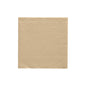 A single PAPSTAR napkin (1/4 fold, 24x24 cm, sand) from the "DAILY Collection" of PAPSTAR GmbH, depicted flat on a white background.